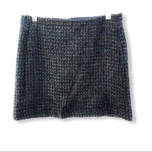 Willi Smith Tweed Wool Blend Mini Skirt‎